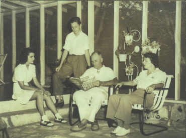 Ag & Pop Stacy with their two children, Anne Stacy Eastland Spears and William Gillespie Stacy, Jr.