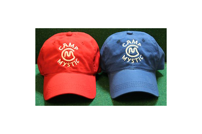 Tribe Caps - $14.00  Red or blue cap embroidered with white “CM” rope design. Youth and Adult sizes available