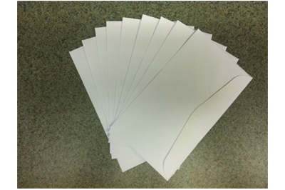 Envelopes - 50 cents for 10